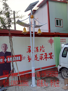 推荐:双头太阳能庭院灯及其配置